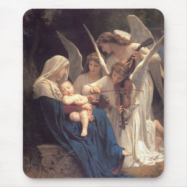 Tapis De Souris Chanson des Anges (Art Vintage) (Devant)