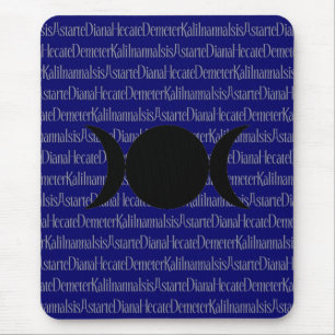 Tapis De Souris Chant de déesse (bleu-foncé)