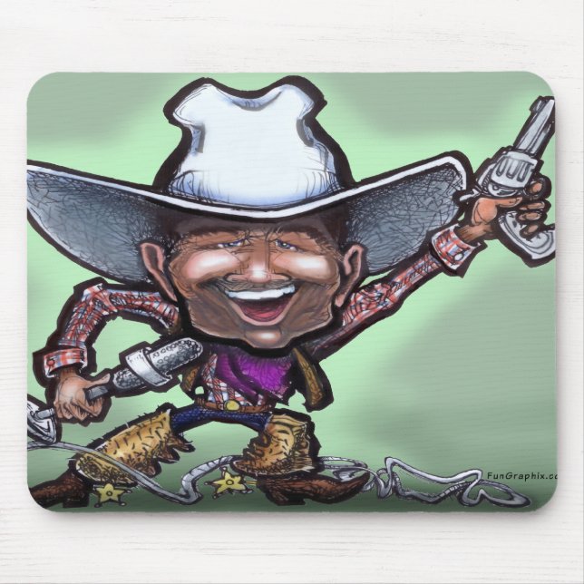 Tapis De Souris Chanter Cowboy (Devant)