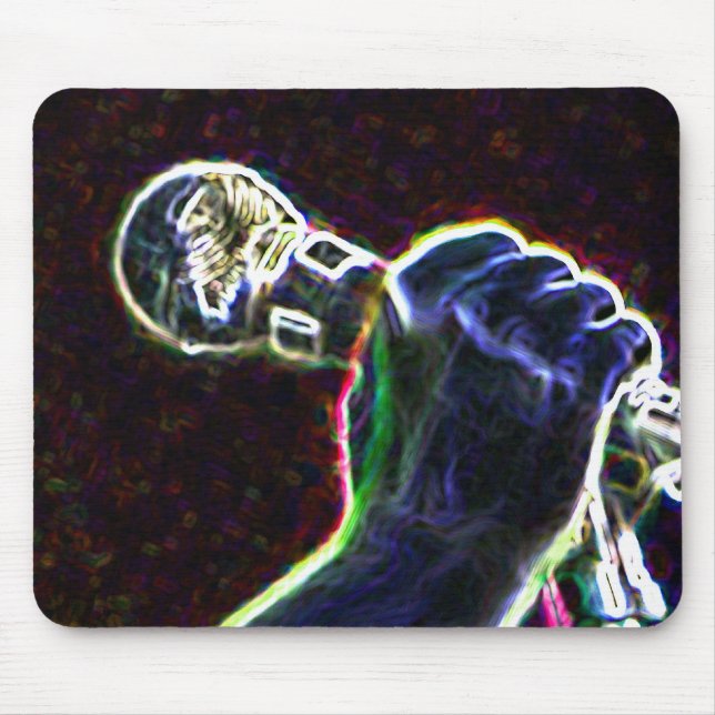 Tapis De Souris chanteur de microphone de musique (Devant)