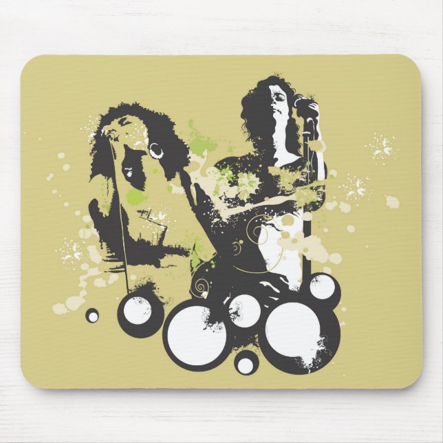 Tapis De Souris Chanteurs Mousepad (Devant)