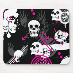 Tapis De Souris Chaos du crâne Mousepad