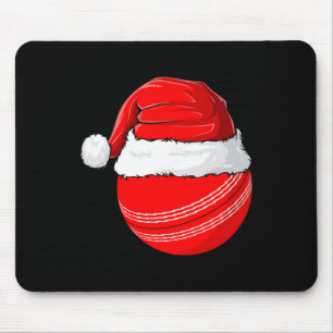 Tapis De Souris Chapeau de Noël de Santa Cricket de Noël