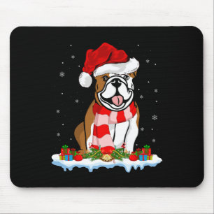 Tapis De Souris Chapeau de Père Noël avec éclairage de Noël Bouled