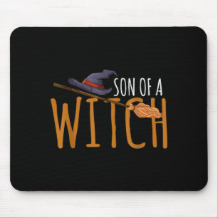 Tapis De Souris chapeau d'Halloween fils de sorcière