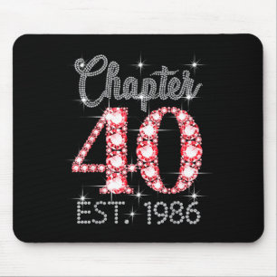 Tapis De Souris Chapitre 40 Est 1986 Joyeux 40e Anniversaire Fille
