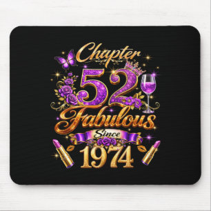 Tapis De Souris Chapitre 52 Fabuleux depuis 1974 52e anniversaire
