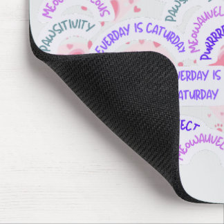 Tapis de souris " Chaque jour est Caturday" Vibes