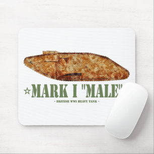 Tapis De Souris Char lourd britannique Mark I de la Première Guerr