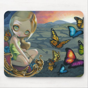 Tapis De Souris Char" Mousepad "de papillon