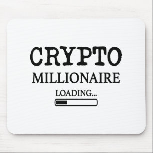 Tapis De Souris Chargement de Crypto Millionaire
