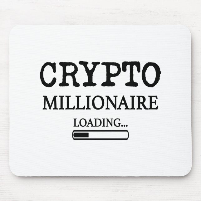 Tapis De Souris Chargement de Crypto Millionaire (Devant)