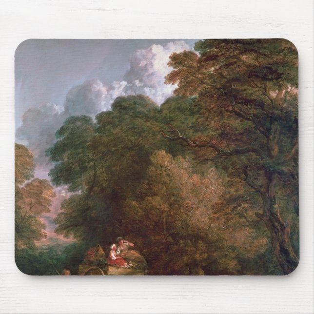 Tapis De Souris Chariot du marché de Thomas Gainsborough |The, (Devant)