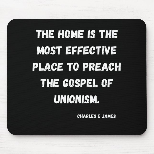 Tapis De Souris Charles E James Citation Souris (Devant)