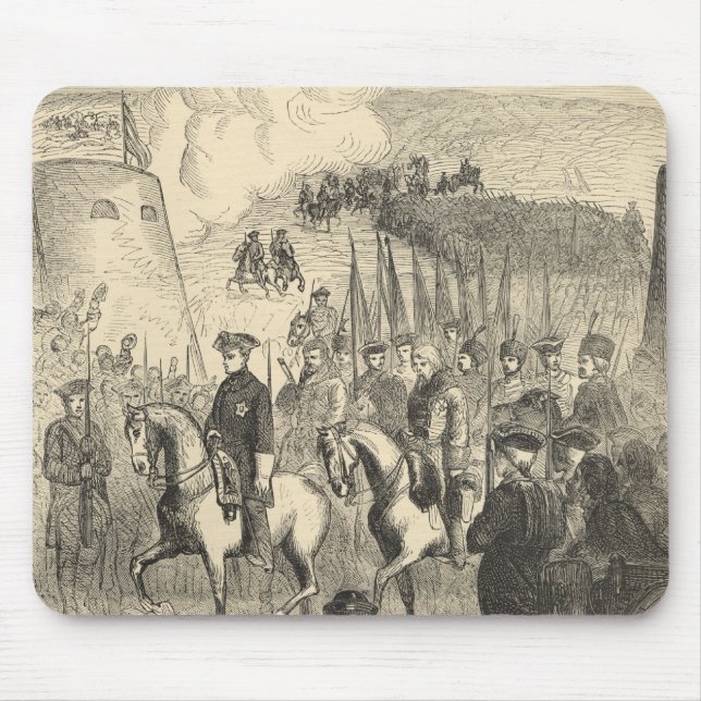 Tapis De Souris Charles XII de la Suède entrant dans Copenhague (Devant)