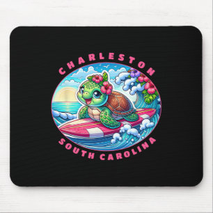Tapis De Souris Charleston Caroline du Sud Filles Mignon Surfant M