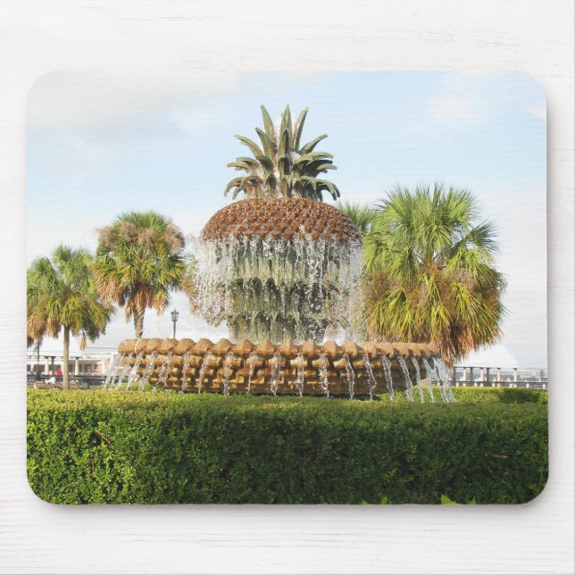 Tapis De Souris Charleston SC Pineapple Fountain, Waterfront Park (Devant)