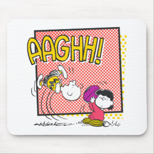 Tapis De Souris Charlie Brown et Lucy Football Comic Graphic