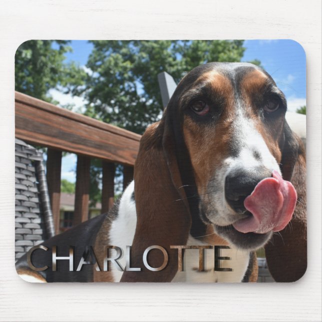 Tapis de souris Charlotte (grand) (Devant)