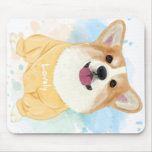 Tapis De Souris Charmant Chien Corgi   Cadeaux de couverture pour 