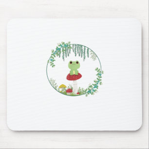 Tapis De Souris Charme Cottagecore Kawaii Grenouille Goblincore Mi