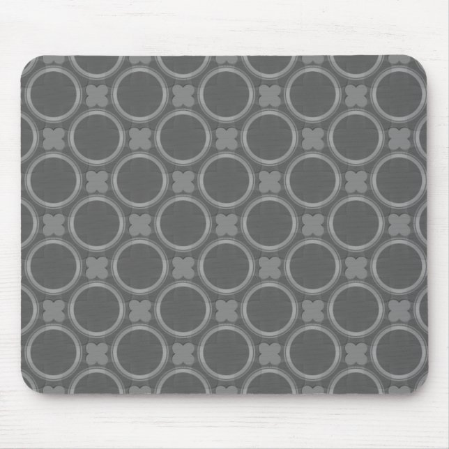 Tapis De Souris Charme gris foncé Quirky Mousepad (Devant)