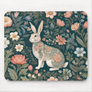 Tapis De Souris Charme Rabbit William Morris Inspiré Floral