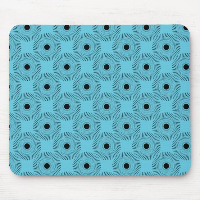 Tapis De Souris Charme ultramoderne Mousepad, Turquoise (Devant)