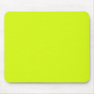Tapis De Souris Chartreuse Jaune (couleur unie)