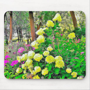 Tapis De Souris Chartreuse Vert Limelight Hydrangea Garden