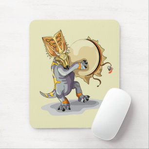 Tapis De Souris Chasmosaurus Dansant Un Rituel De Shaman