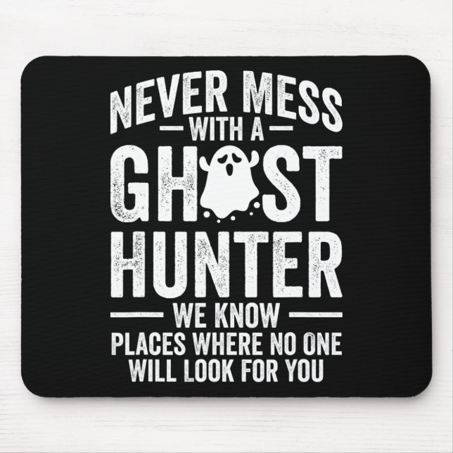 Tapis De Souris Chasse à l'évp paranormal Aventures du chasseur fa (Devant)