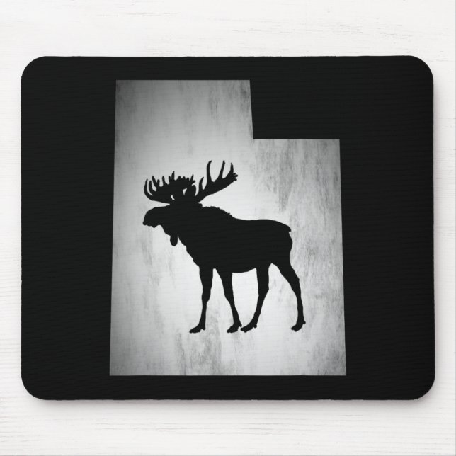 Tapis De Souris Chasse à l'orignal d'Utah (Devant)