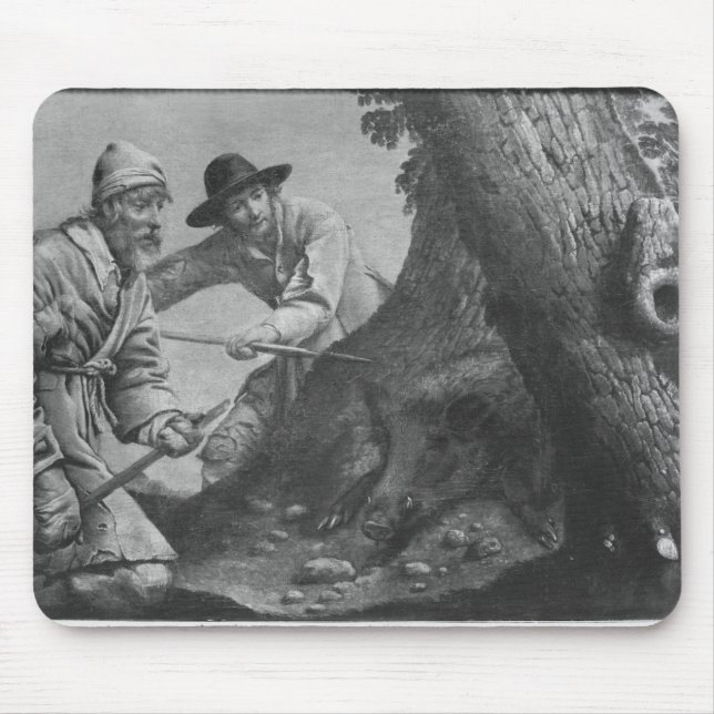 Tapis De Souris Chasse à verrat (Devant)