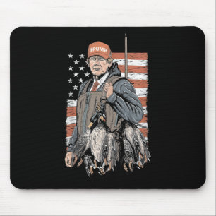 Tapis De Souris Chasse au canard Trump Camo Bonjour Chasse Saison 