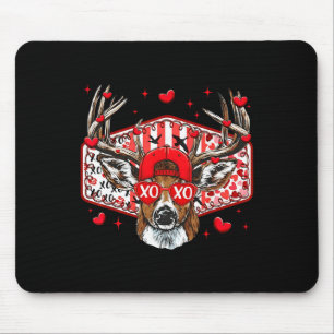 Tapis De Souris Chasse au cerf Xoxo Saint-Valentin Buck Boys Casqu