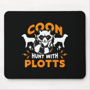 Tapis De Souris Chasse Au Coon Avec Plotts Chasse Au Coon Hunters 