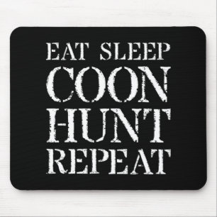 Tapis De Souris Chasse Au Coon Pour Hommes Et Chasseurs Cadeau Man