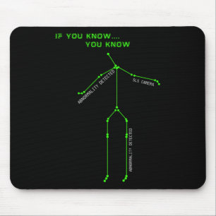 Tapis De Souris Chasse aux fantômes Sls Caméra Stick Man Novelty É