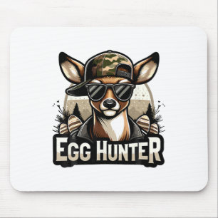 Tapis De Souris Chasse Aux Oeufs Chasse Aux Cerfs Buck Casquette A