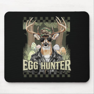 Tapis De Souris Chasse D'Oeufs Deer Buck Byckward Casquette Deer H