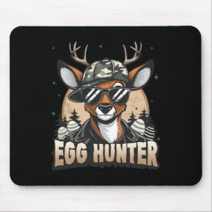 Tapis De Souris Chasse D'Oeufs Deer Buck Byckward Casquette Deer H