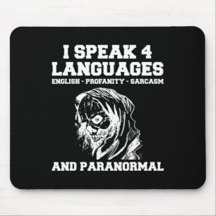 Tapis De Souris Chasse Fantôme drôle Chemise Sarcastique Paranorma