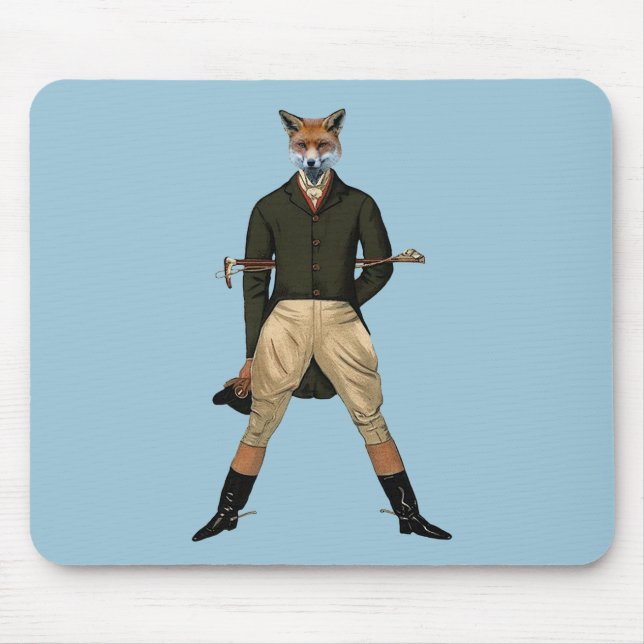 Tapis De Souris Chasse vintage au renard (Devant)