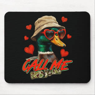 Tapis De Souris Chasseur de canard colvert de la Saint-Valentin Ca