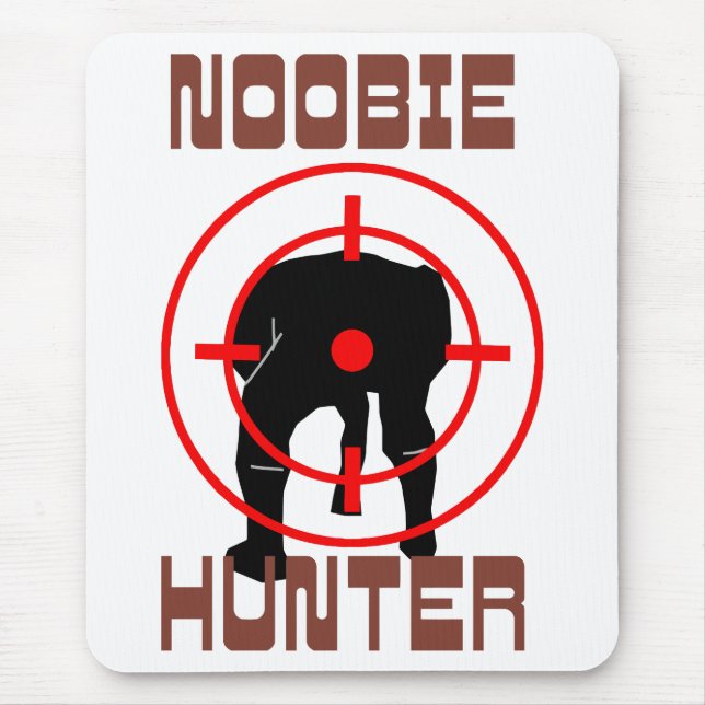 Tapis De Souris Chasseur de Noobie (Devant)