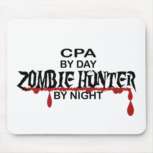 Tapis De Souris Chasseur de zombi de CPA (Devant)