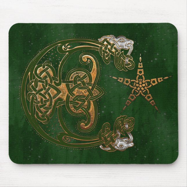 Tapis De Souris Chasseur et Gold Celtic (Devant)