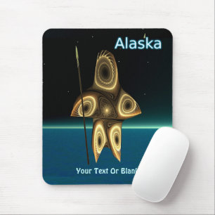 Tapis De Souris Chasseur inuit fractal