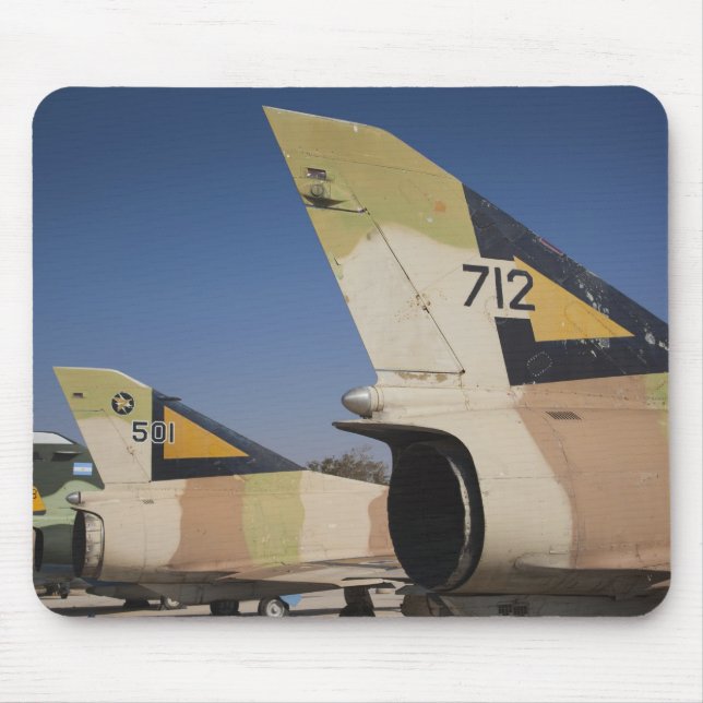Tapis De Souris chasseur Kfir construit par Israël (Devant)